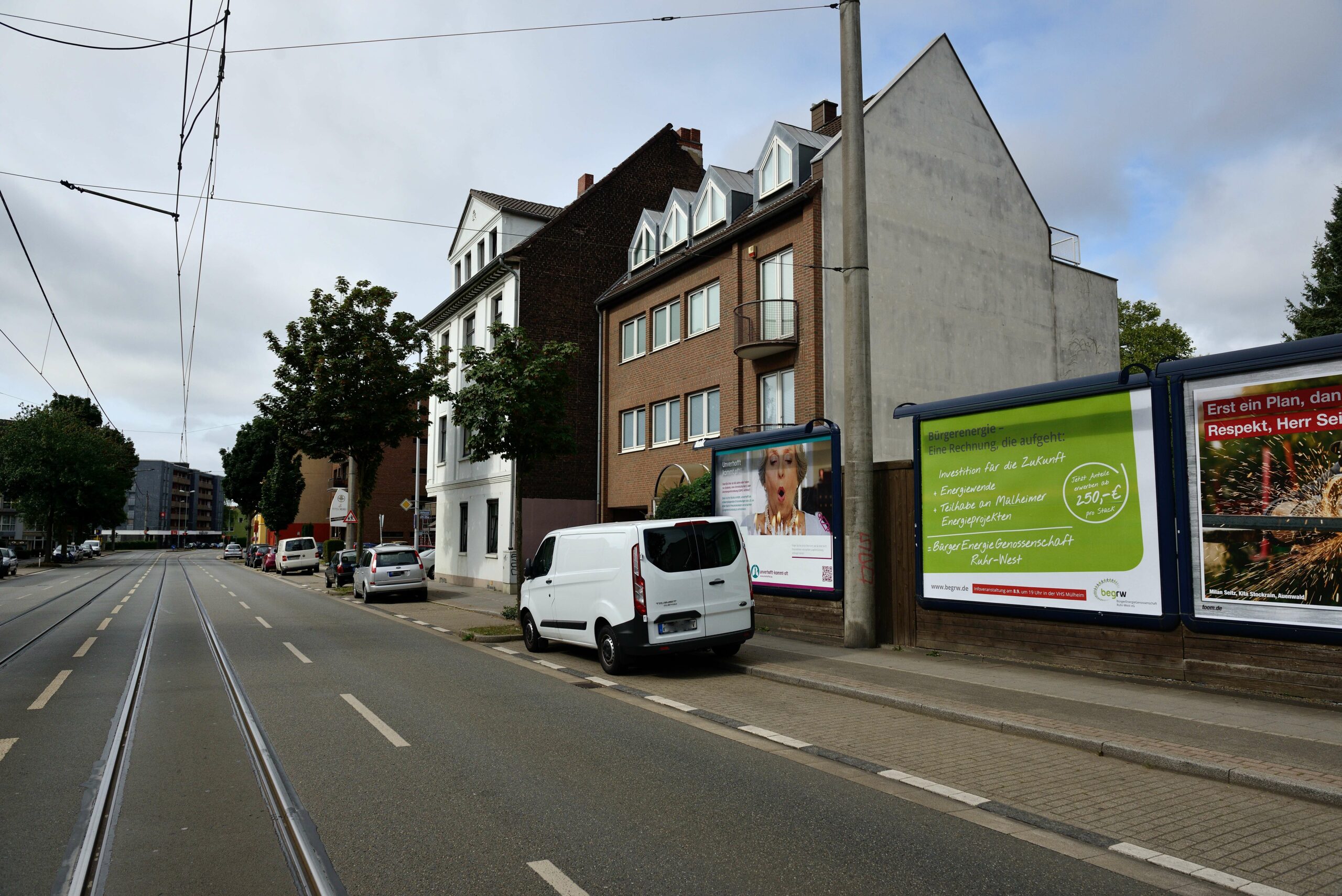Plakataktion der BrgerEnergieGenossenschaft Ruhr-West September 2016